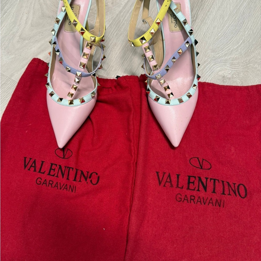 Valentino Garavani Multicolor Studded Sandals
